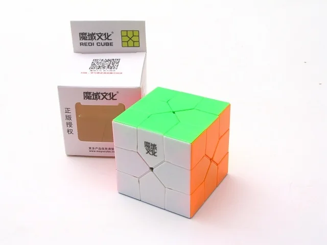 Новейший MoYu Redi куб, волшебная красочная головоломка, скоростной куб, профессиональный Moyu Barrel Redi, прозрачный, без наклеек - Цвет: stickerless