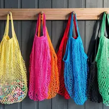 Большая многоразовая сумка для покупок прочная веревка для покупок фруктов, продуктовый шоппер, Хлопковая Сумка-тоут, плетеная сетка, сумка для хранения