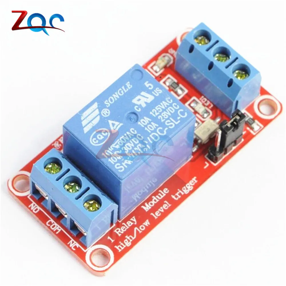 One 1 Channel 12V Relay Module Board Shield With Optocoupler Support High And Low Level Trigger Power Supply Module For Arduino One 1 Channel 12V Relay Module Board Shield With Optocoupler Support High And Low Level Trigger Power Supply Module For Arduino