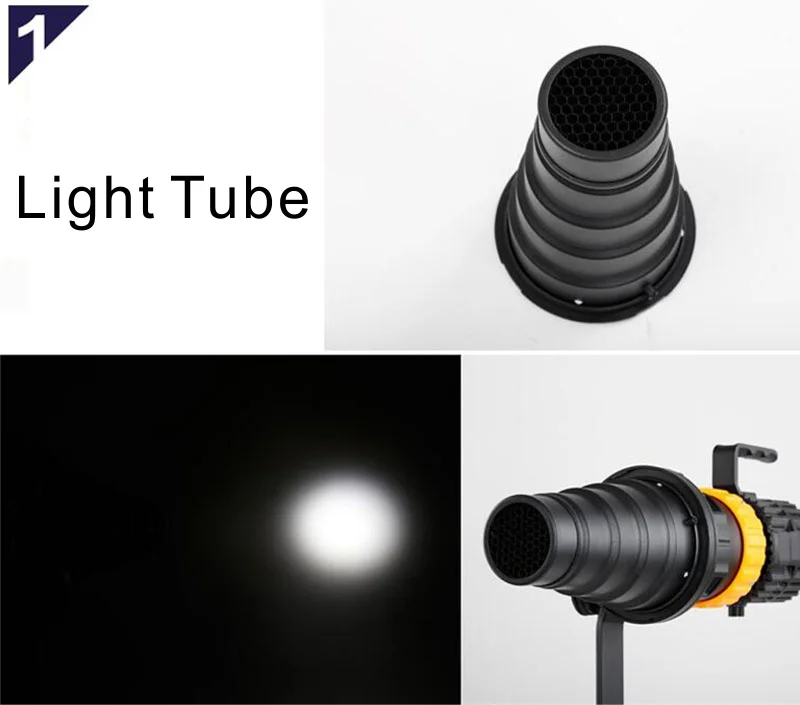 Falcon Oči 5600K Mini Spotlight 80W Fotografické svetlo Nastaviteľné zaostrenie Dĺžka výplne Lampa Video  Foto  Studio  Film Osvetlenie P8 yongnuo nanguang Neewer ECO CAT LED Bodové svetlo Strop 220V 3W 5W 7W 9W 12W 15W Hliníkový Lampada L