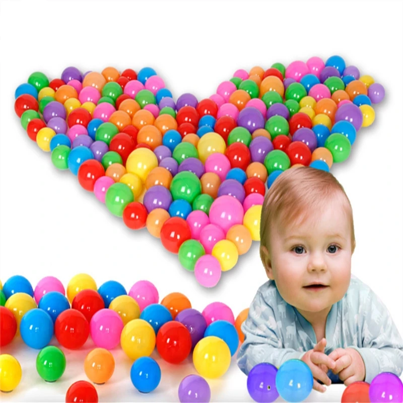 

30 pcs Colorful Plastic Balls Toys Soft Ocean Ball Balls for The Pool Baby Kids Water Pool Ocean Toys Swim Pit Toy for Children
