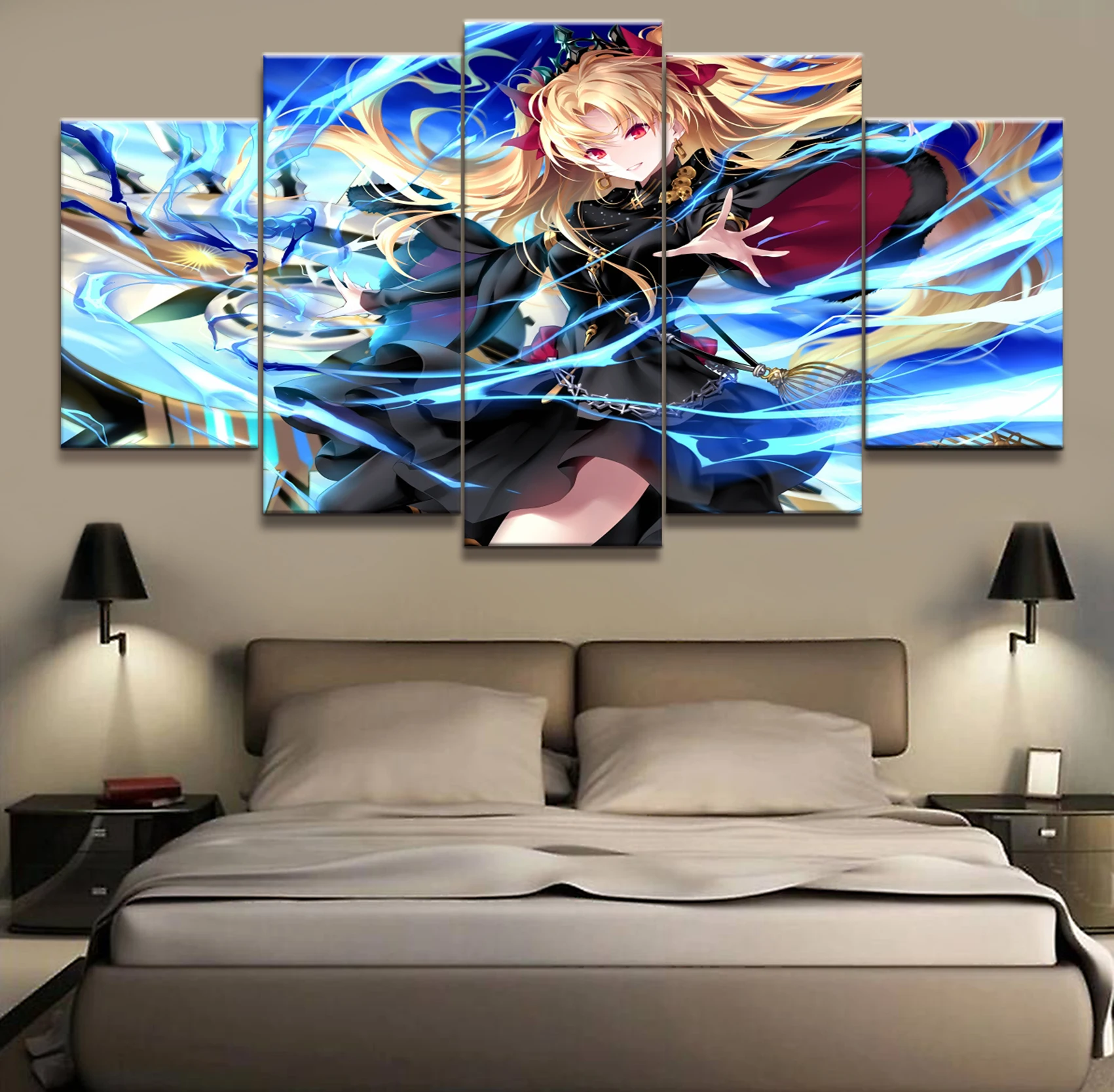 

5 Piece Cartoon Pictures Artwork cute Sexy fate grand order Anime Poster Paintings Canvas Art for Home Decor Wall Art