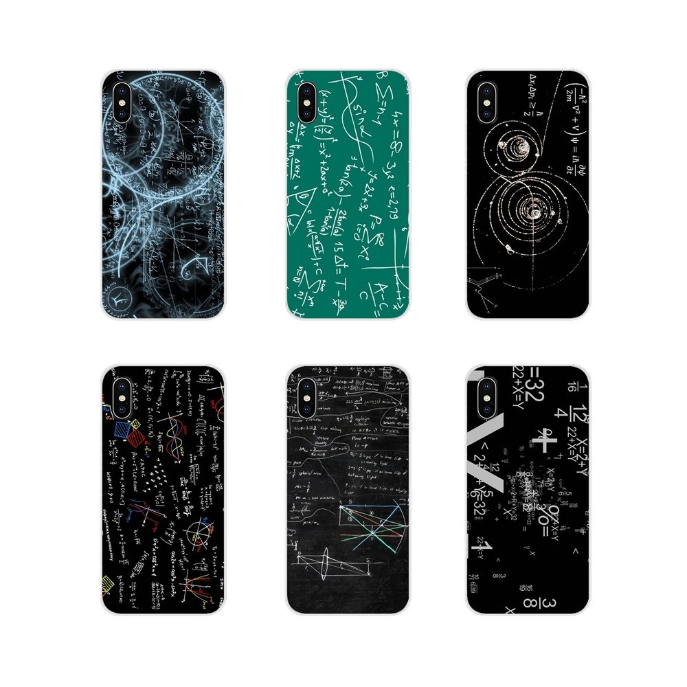 

For Samsung A10 A30 A40 A50 A60 A70 Galaxy S2 Note 2 3 Grand Core Prime Accessories Phone Shell Covers Inspired Math Formula