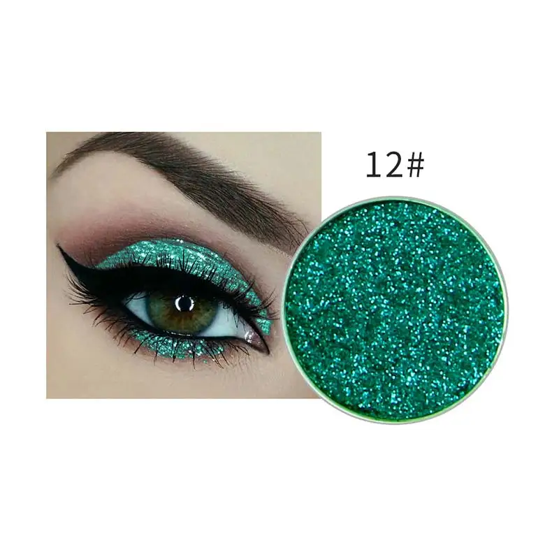 NICEFACE одиночный блеск 15 цветов Flash Diamond тени для век Shimmer Eye Shadow MH88 - Цвет: As picture