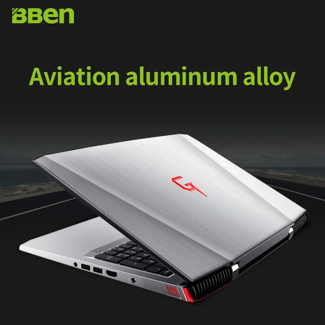 BBen-ordenador portátil G16, notebook DDR4, 16GB + 256GB, M.2 SSD + 1TB HDD, Intel i7-7700hq, cuatro núcleos, NVIDIA GTX1060, Windows 10, wifi - Imagen 4