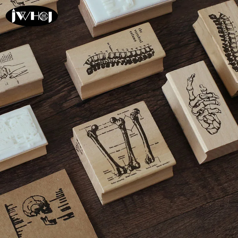 Rubber stamp for wood