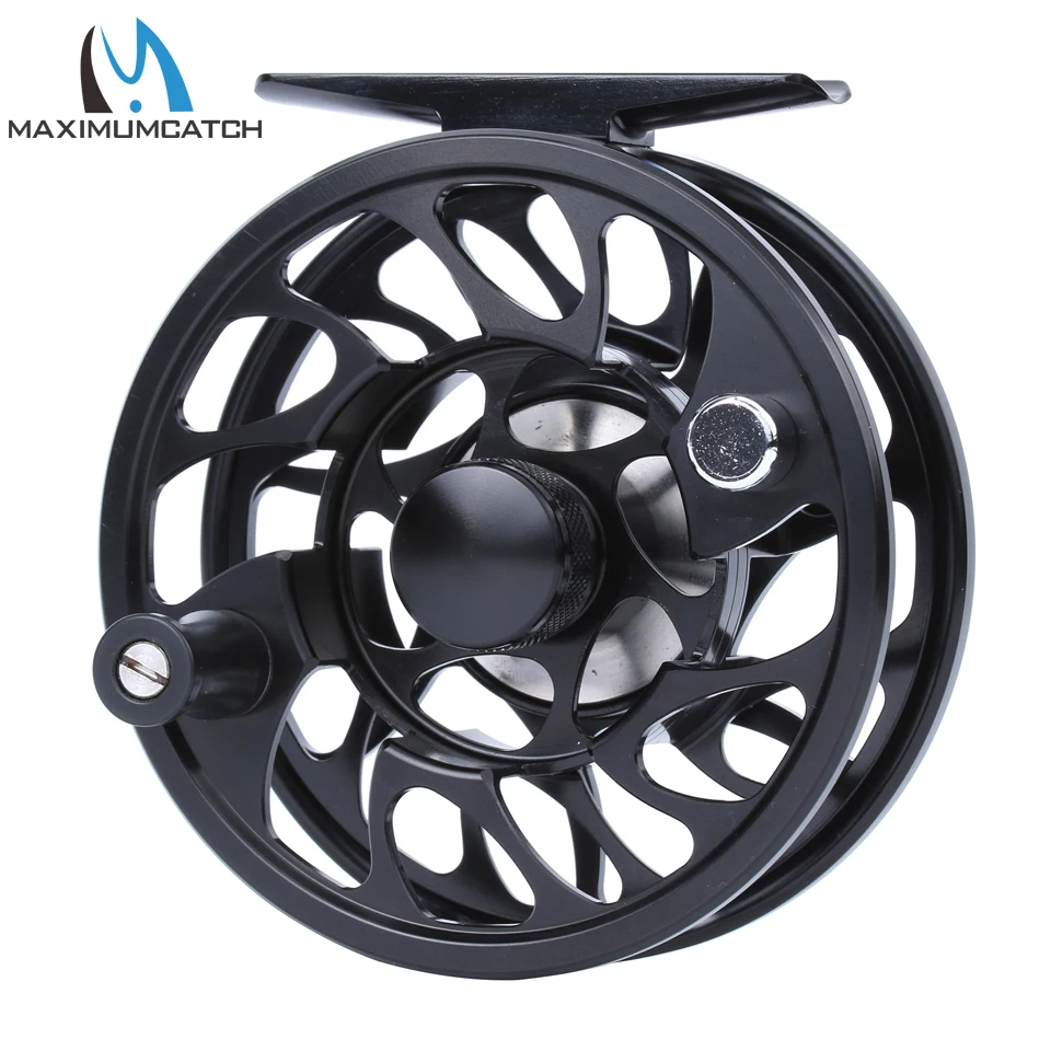 Maximumcatch 2-10WT Fly Fishing Reel CNC Machine Cut Aluminum Large Arbor  Fly Reel