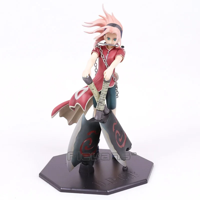 

Naruto Shippuden Haruno Sakura Reviving Sharingan PVC Figure Collectible Model Toy Brinquedos 25cm