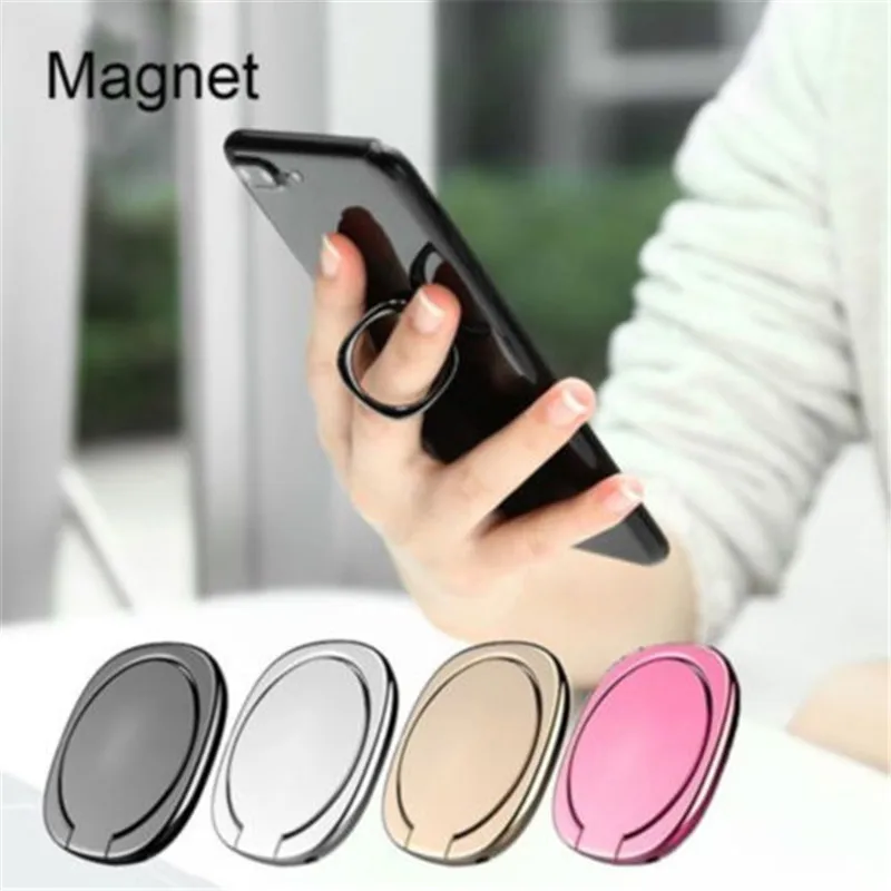 

Universal 2018 New 360Degree Finger Ring Car Stand Holder Can Adsorb For Xiaomi Redmi Note 4X For iPhone 7 Case Coque