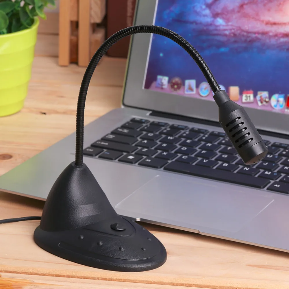 

Desktop Microphone CD-2000 Small Practical Notebook Computer Microphone Studio Speech Mic Stand Holder For Pc