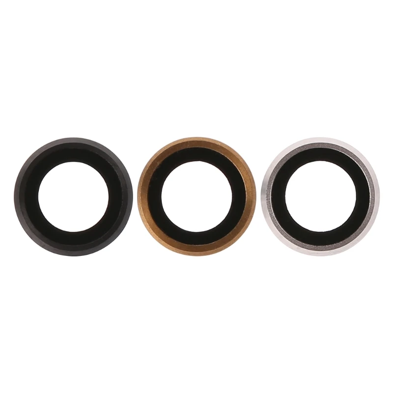 

Black Rear Camera Lens Glass Cover With Metal Frame Holder For iPhone 6 Plus 5.5 Inch