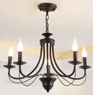 crystal chandelier European American modern iron LED chandelier light blue white black 5 6 8 lights decorative foyer living dinning chandelier lamp bedroom chandelier Chandeliers