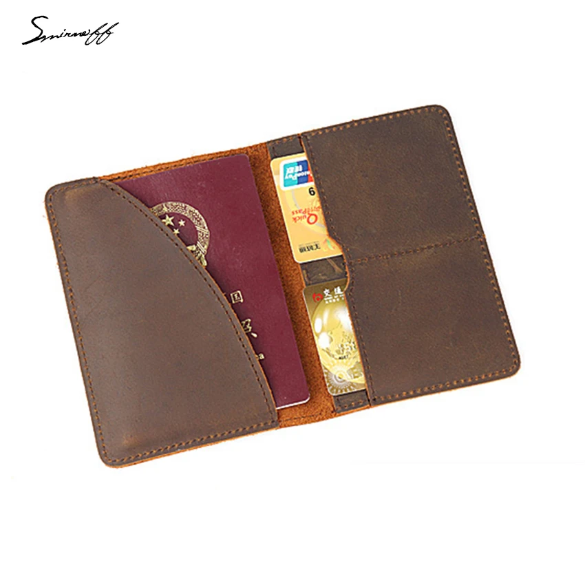 Обложка для паспорта из воловьей кожи с гербом СССР|travel accessories|travel accessories passport