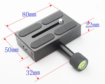 

K80 Universal Arca SWISS Clamp & QR Quick Release Plate Support Mount Base Camera DSLR Monpod Tripod Ball Head for Canon Nikon
