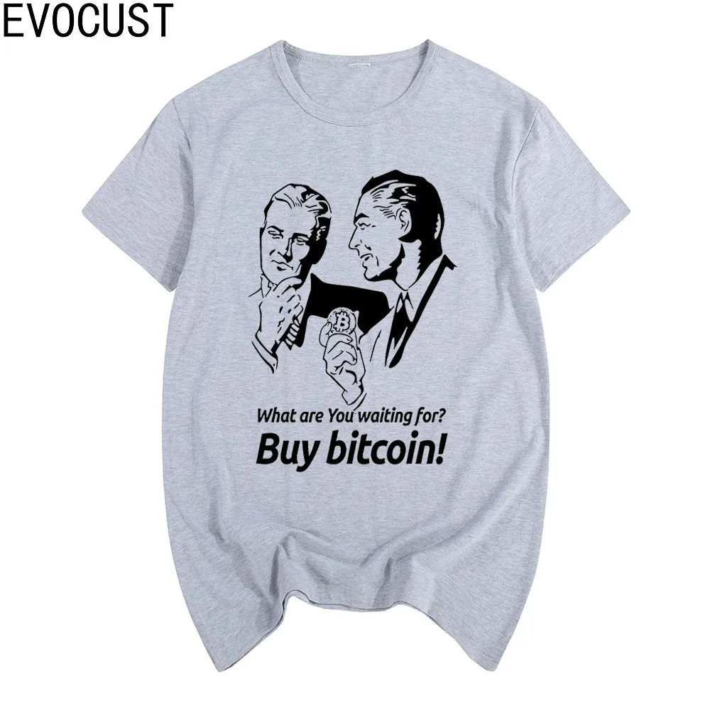 Buy Bitcoin Mem CryptoCurrency Traders short sleeve T shirt Cotton Men