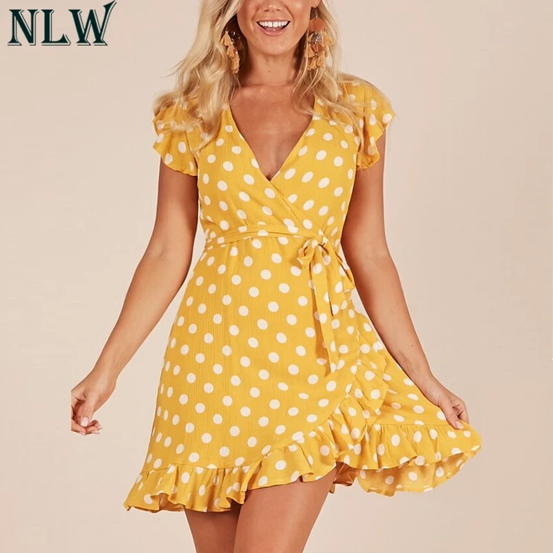 Платья Горох Желтые фото 2