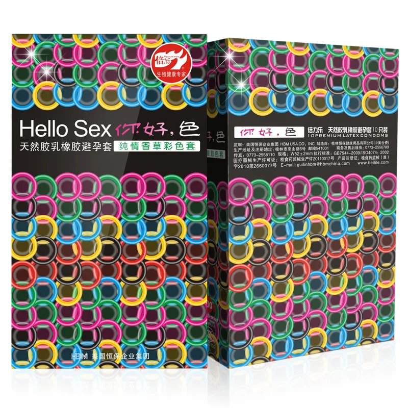 10PC colored font b condoms b font innocent fun color 10 fitted font b condoms b