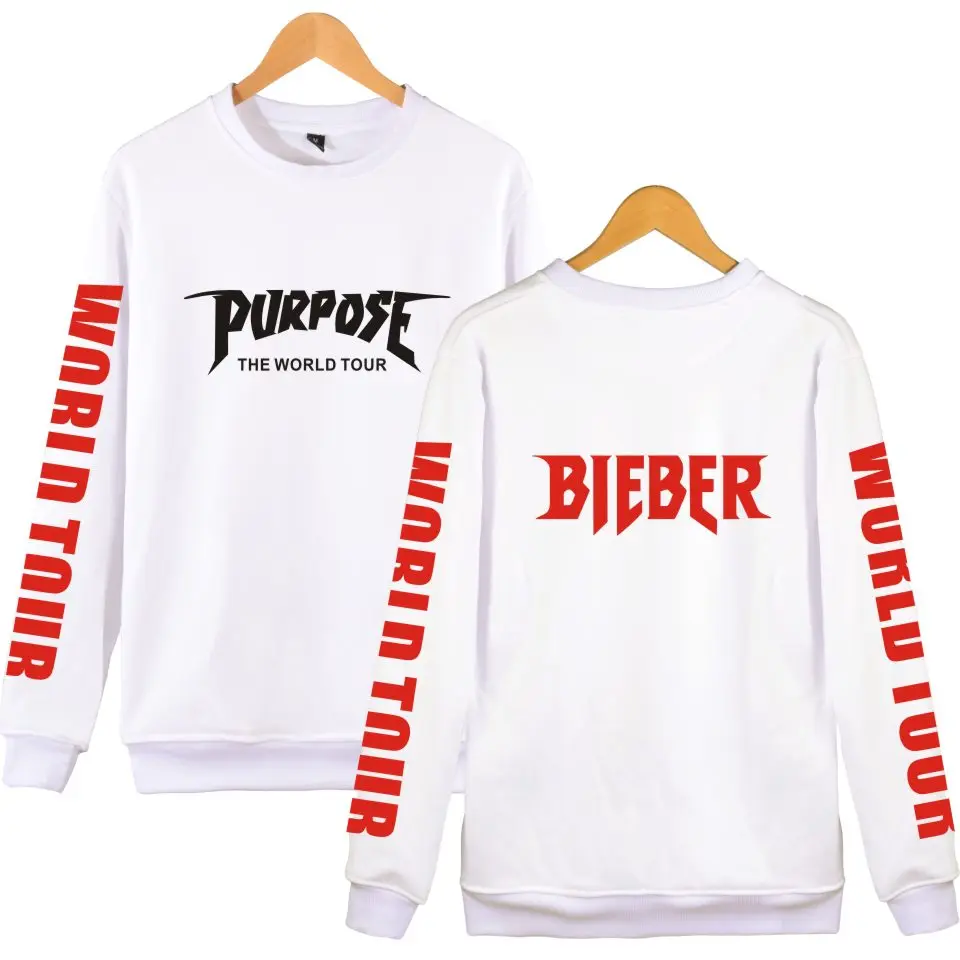 Justin Bieber 2017 New Style With Capless hoodies Men/Women Kpop Sweatshirt Fashion New for winter and autummn 4XL Plus Size