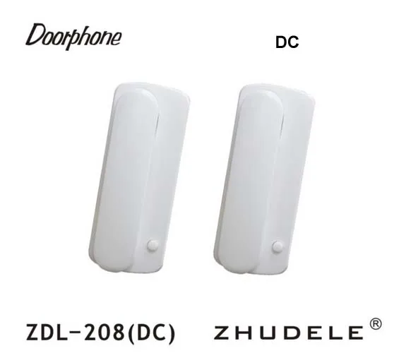 ZHUDELE ZDL-208 DC(переменный/постоянный ток безопасности домофон 2-проводной новое видео-телефон двери, легкая Самостоятельная установка, 200 м расстояние