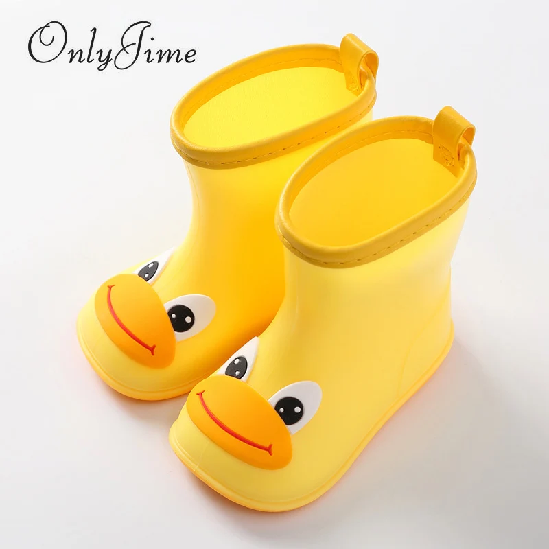 

Only Jime Patinho Kids Rain Boots Waterproof Shoes Boot Cover Shoe Children Rain Cover Waterproof Boots High Quality Rain Gear