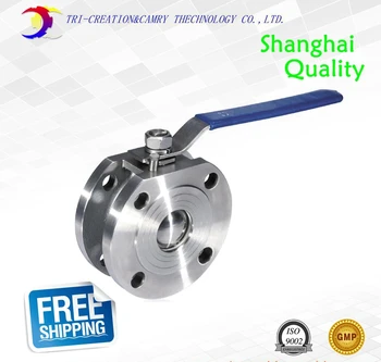 

2" DN 50 manual italian stainless steel ball valve,2 way 304 flange ball valve