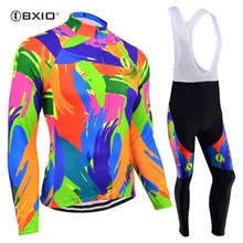 BXIO Women Cycling Sets MTB Ropa Ciclismo Mujer Pro Mountain Bike Bicicleta Long Sleeve Cycling Clothing