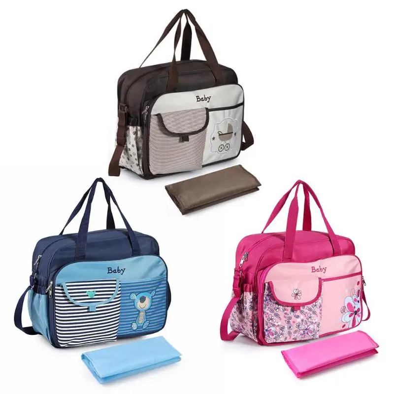 Новинка, сумки для подгузников, сумка для мамы, многофункциональная, высокое качество, для мам, сумки для подгузников, Цветочный стиль, сумка для мамы, сумка для детской коляски