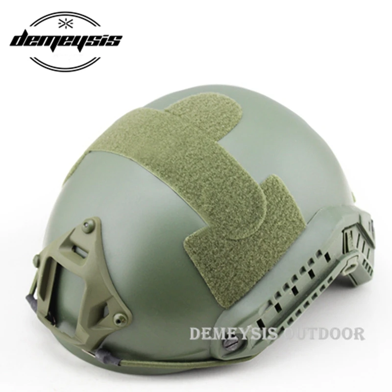 Тактический шлем для страйкбола, пейнтбола, военный защитный армейский Тактический шлем, шлем для военных игр, защита головы для охоты, стрельбы - Color: green