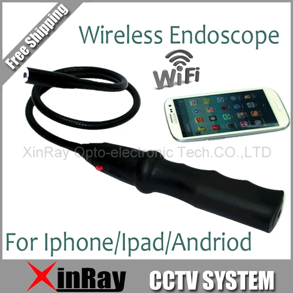  2015 New Wifi Wireless Endoscope Camera Tool Camera Inspection Snake Camera For  Android IOS EW13 Phone Tablet PC Freeshpping 