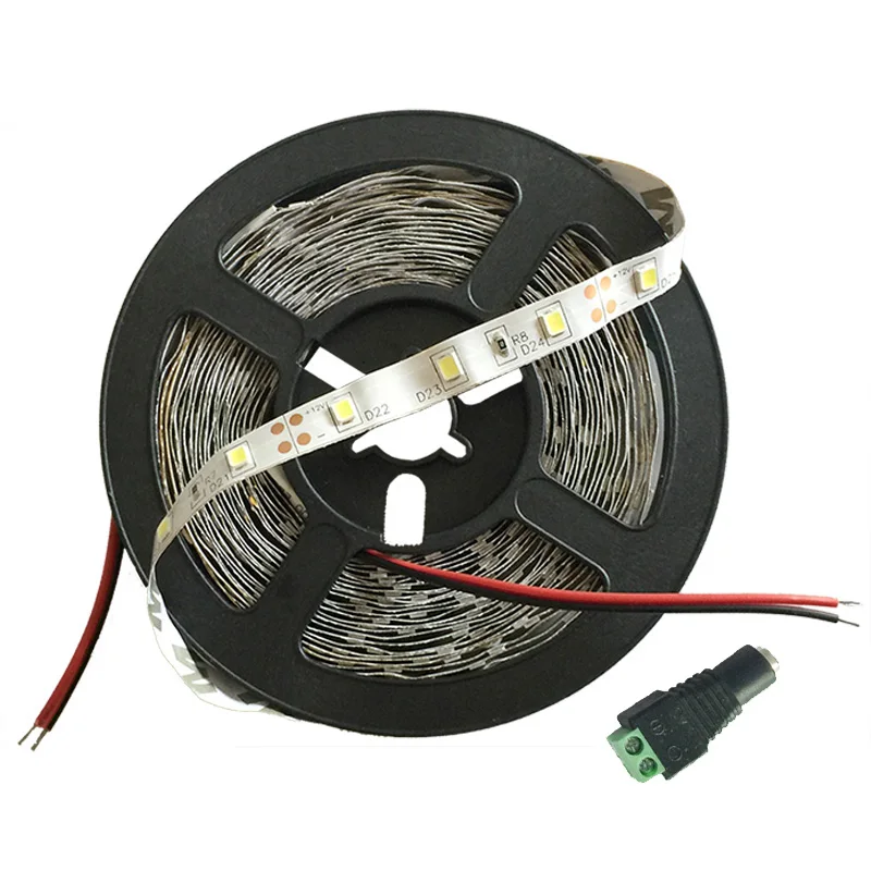 5M 300LEDs SMD 3528 LED Strip 12V Non waterproof Diode Tape Cool Warm