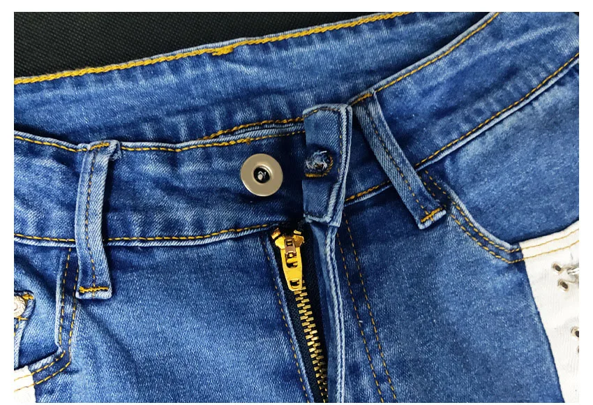 New wide-leg webbed jeans women's trousers (20)