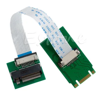 

M.2 NGFF turn HALF M.2 NGFF Adapter (4.20*2.20cm) Convert Card with FFC Cable