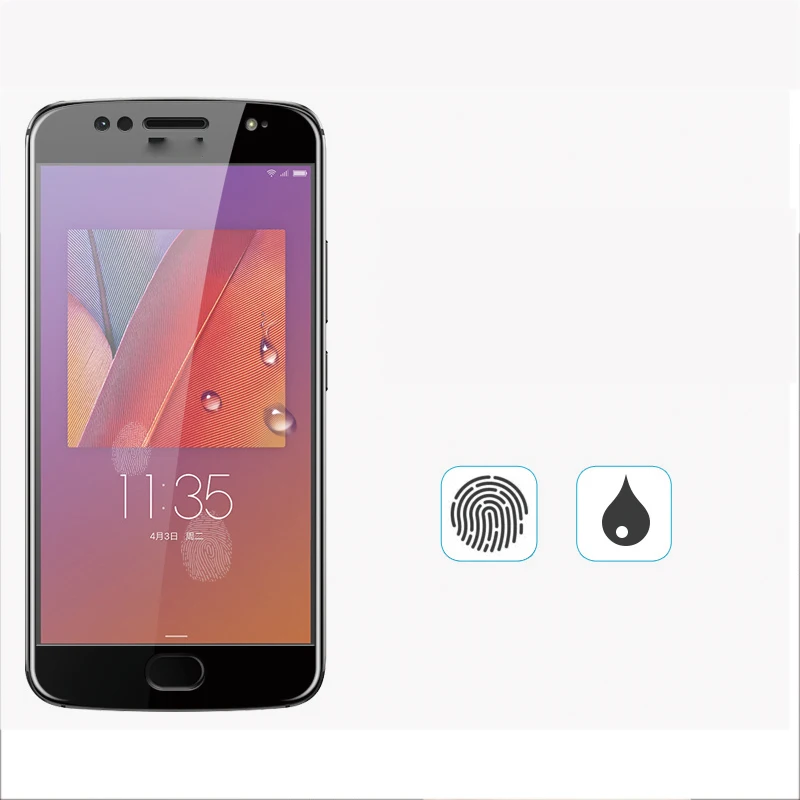 Изогнутое закаленное стекло с полным покрытием для Moto G5S защита экрана от царапин