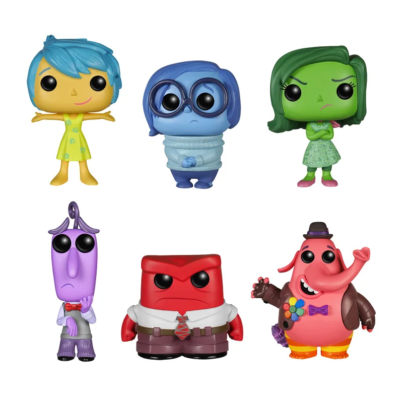 Доставим бесплатно funko pop inside out joy anger disgust fear sadness bing ...