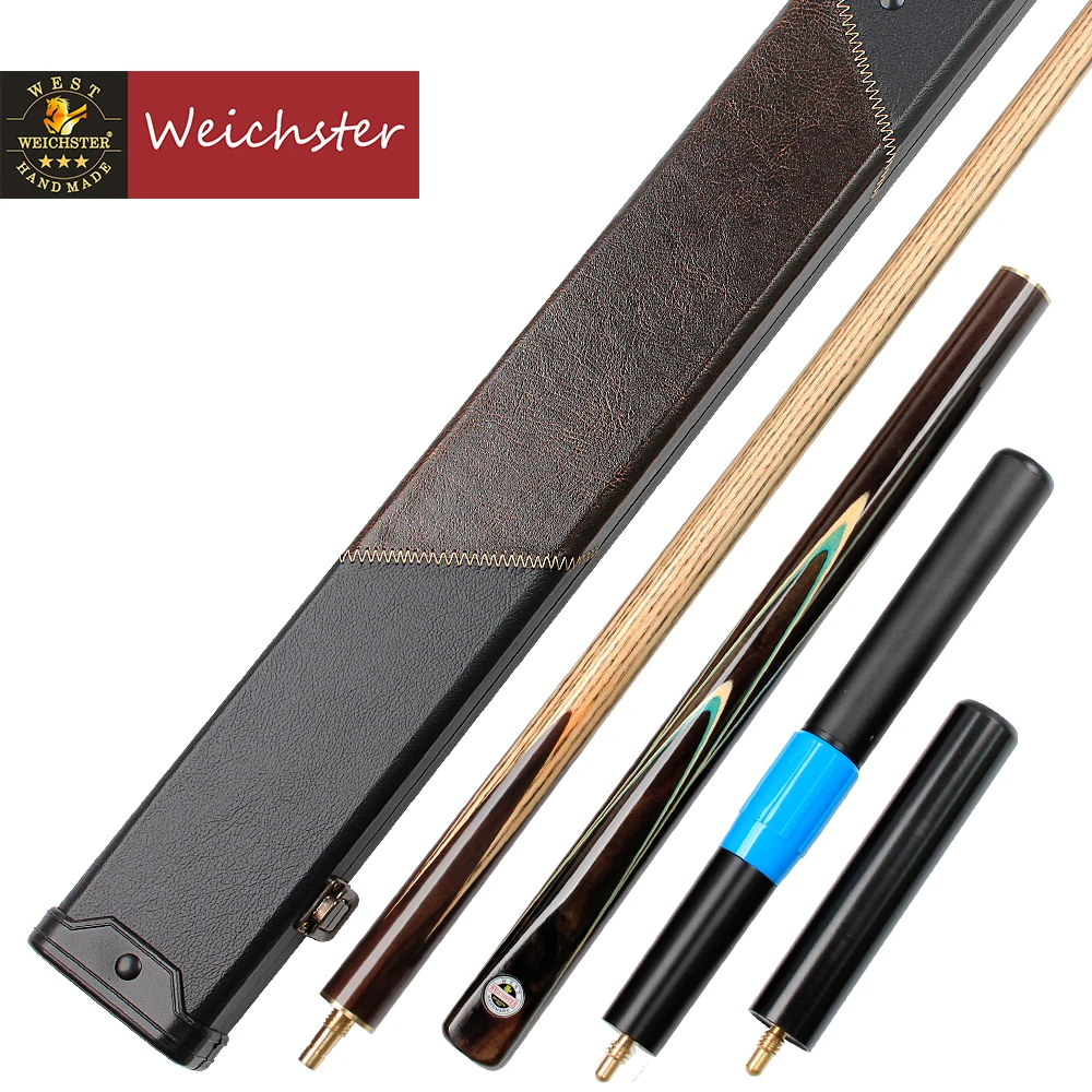 Weichster 3/4 Joined Снукер Cue ручной работы зольный вал палисандр Пул удлинитель