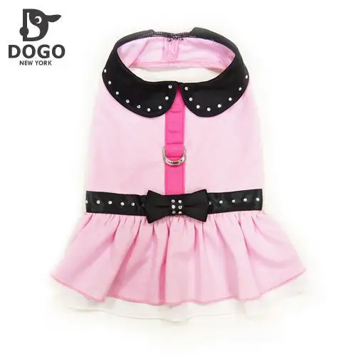 High grade brand dog clothes DOGO rhinestone dog harness with new