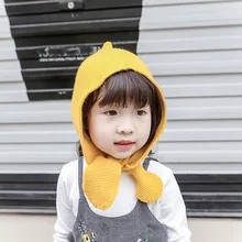 1 шт. дети Обувь для мальчиков Обувь для девочек вязаный крючком зимние теплая шапка Кепки детей Шапки осень-зима no30