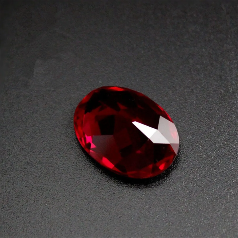 Кроваво-красный рубин овальной огранки драгоценный камень в форме яйца граненый Рубин драгоценный камень несколько размеров на выбор C62R