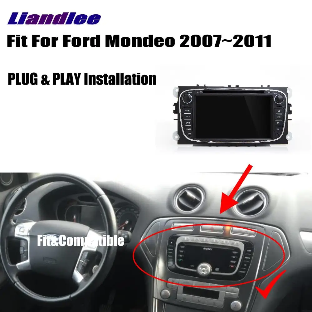 Top Liandlee For Ford For Mondeo / Kuga 2007~2012 Android Car Radio CD DVD Player GPS Navi Navigation Maps Camera OBD TV Screen BT 4