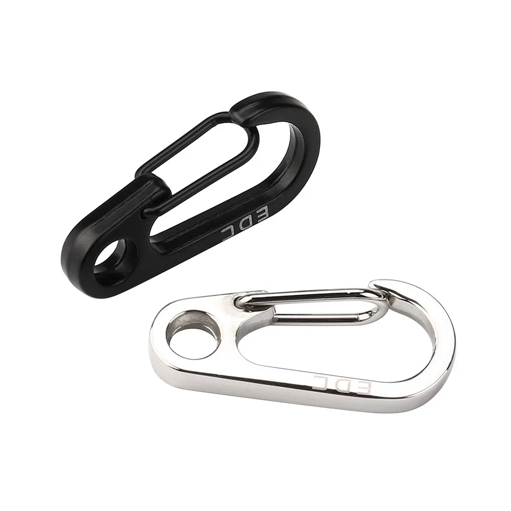 2 PCS high quality Spring Buckle Snap Alloy Nickel-free Plating Key Ring Carabiner EDC Hook Strong durable portable practical*30 2 PCS high quality Spring Buckle Snap Alloy Nickel-free Plating Key Ring Carabiner EDC Hook Strong durable portable practical*30