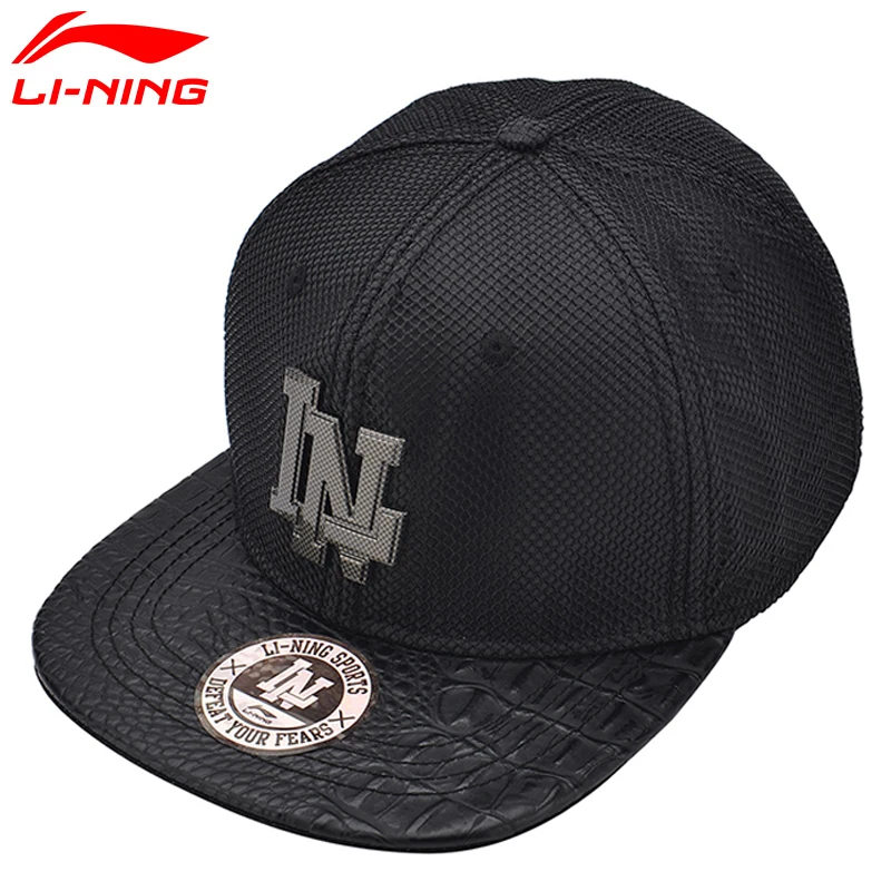

Li-Ning Unisex Running Caps Polyester Solid Baseball Cap Sunshade LiNing Sports Caps AMYM026 PMS081