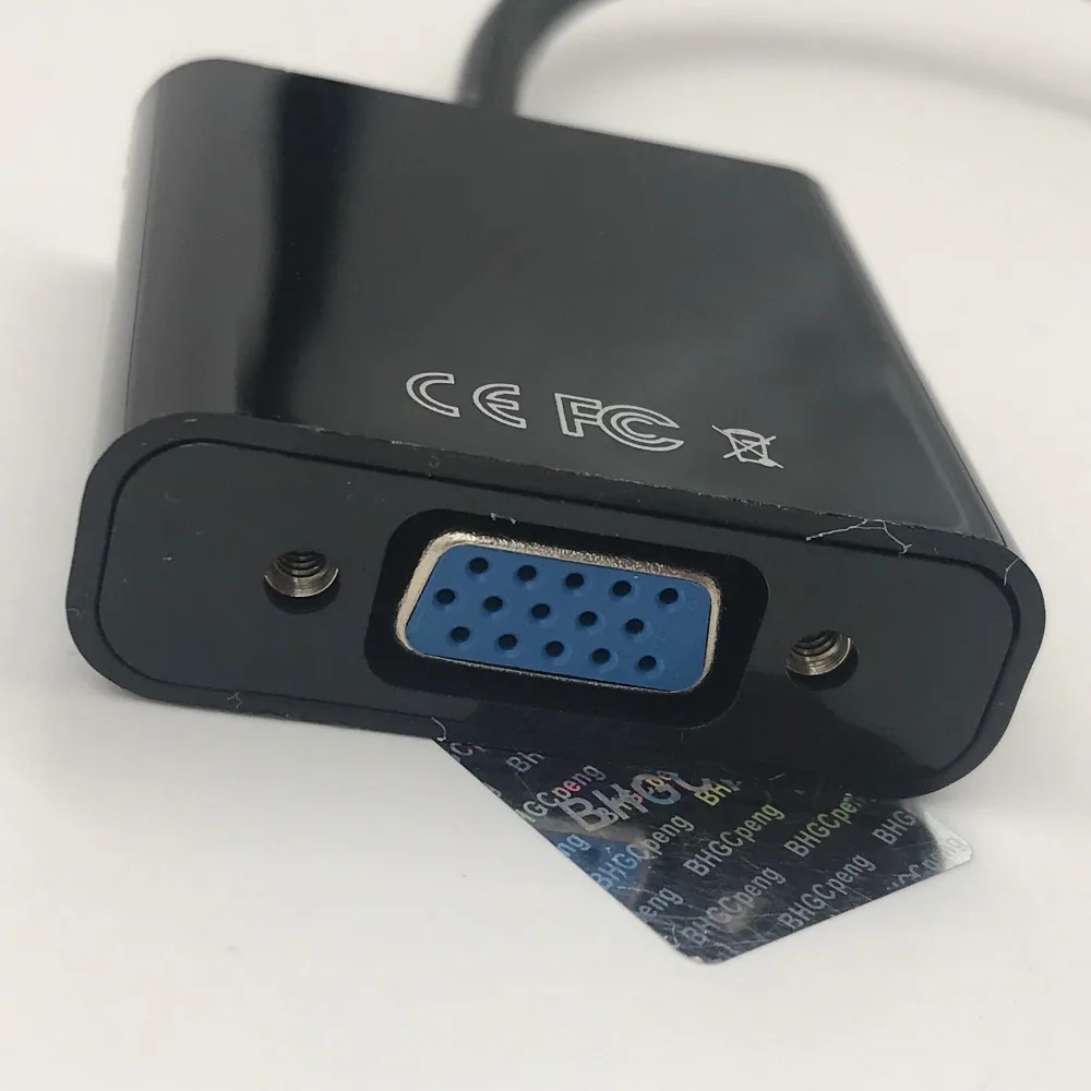 Адаптер Hdmi VGA с чипсетом штырь гнездо коннектор для видеопокрытия позолоченный