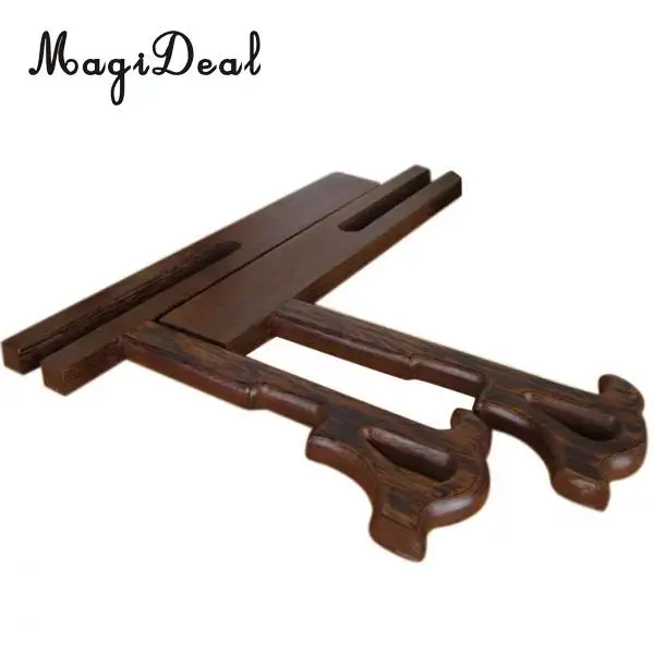 MagiDeal WOODEN DISPLAY STAND, WOOD EASEL PLATE DISPLAY PHOTO HOLDER STAND, DISPLAYS PICTURE FRAMES TABLE ART STAND EASEL	*	