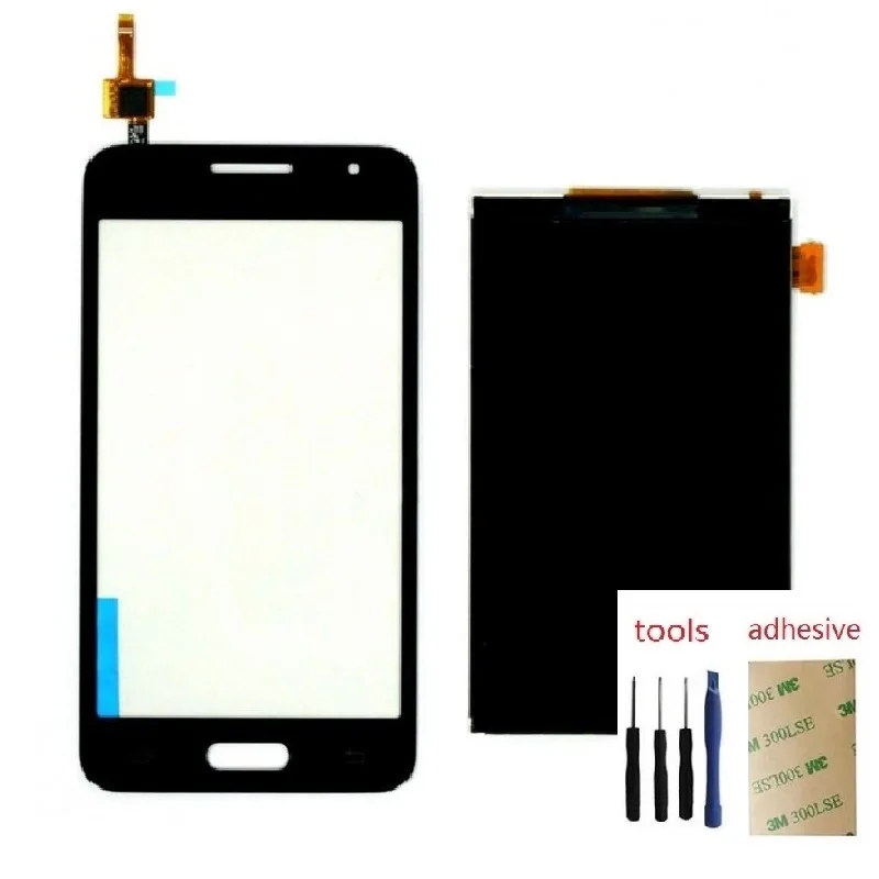 

For Samsung Galaxy Core 2 SM-G355H/DS G355H G355F Touch Screen Digitizer Sensor + LCD Display Screen + Adhesive + Kits