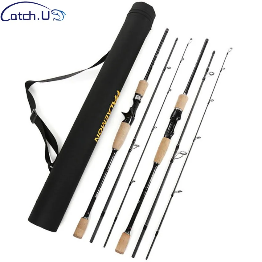 

Catch.U Casting Spinning Fishing Rod,Hard Carbon Fishing Rods Telescopic Spinning Hard Sea Fishing Rod