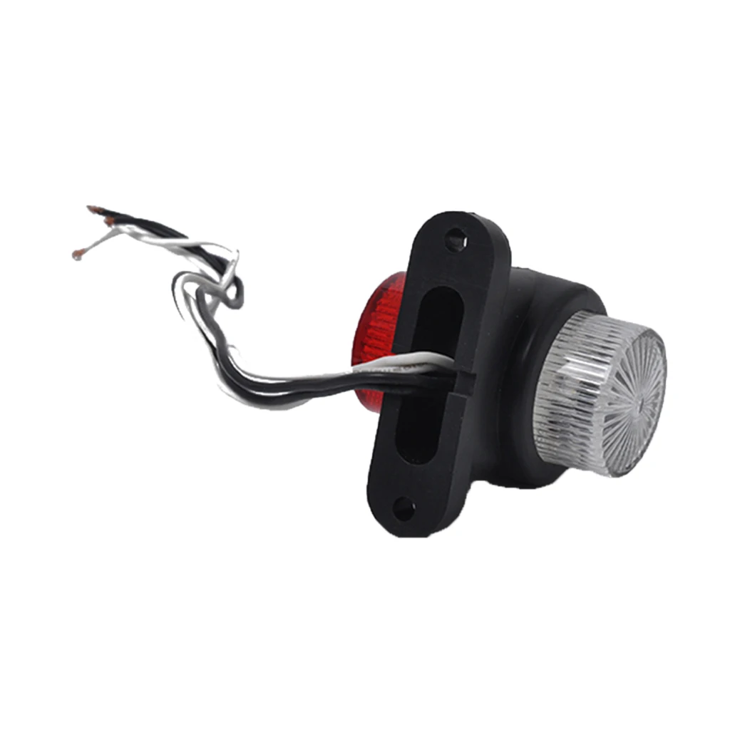 8 LED Forklift Truck RED+WHITE Warning Lamp Safety Working Light 10-24V IP68