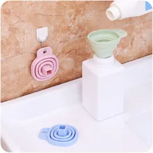 Мини Складная силиконовая воронка портативный складной телескопический конический складной воронки пищевые для кухни жидкий дозатор