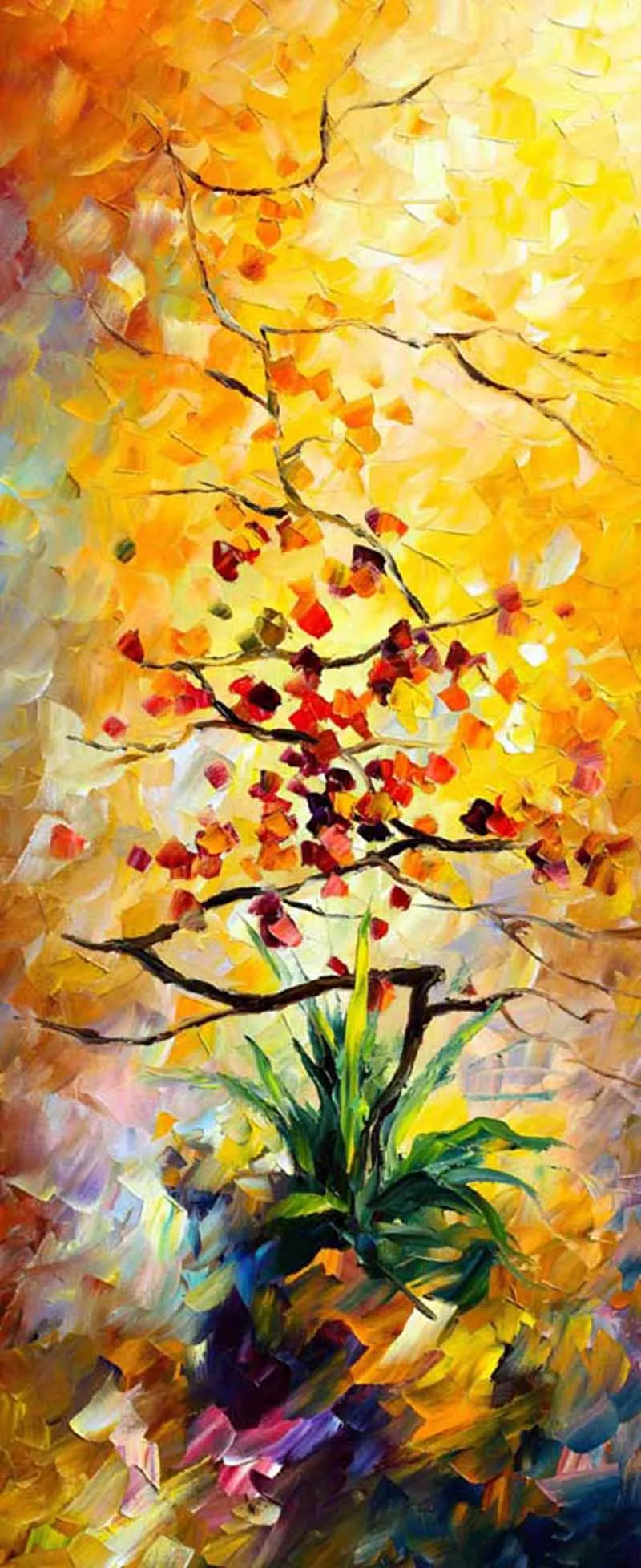 Картины вертикальные на холсте