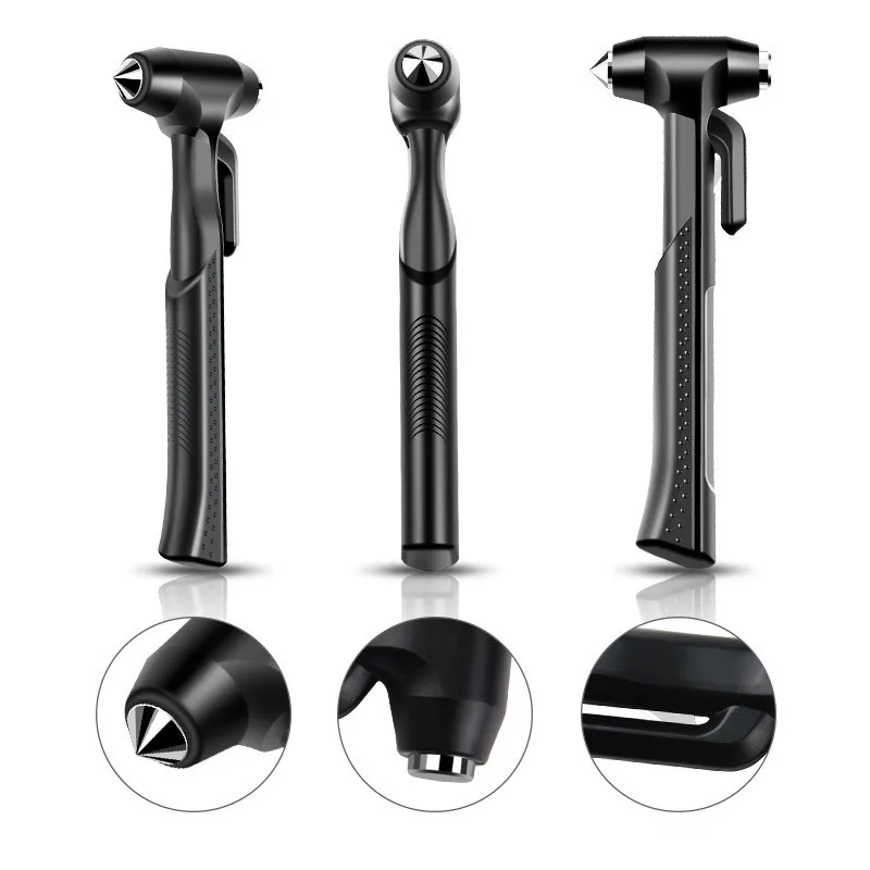 

3-in-1 Car Safety Hammer Emergency Escape Hammer Life-saving Hammer Fire Emergency Glass tool Window Broken