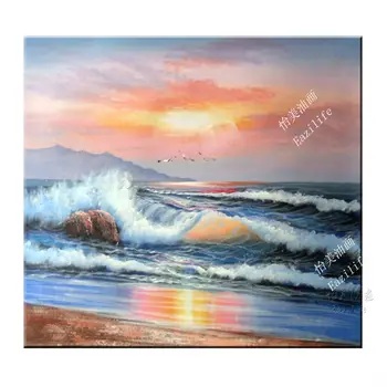 

Hand-painted Painting ocean sea oil painting on canvas high quality